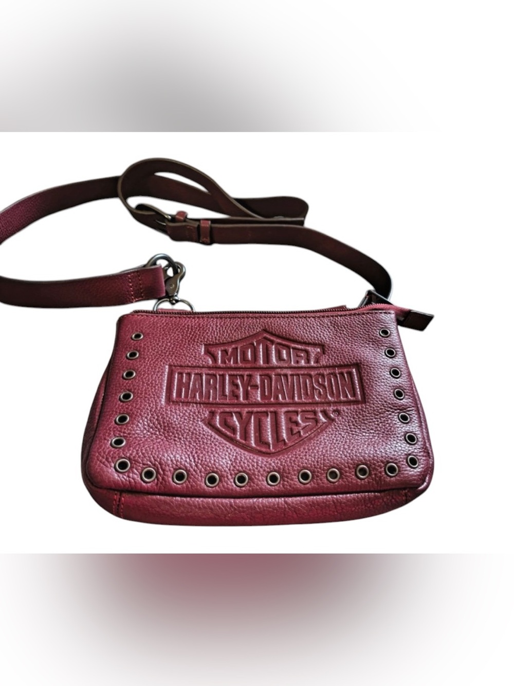 Harley-Davidson Eyelet Bar and Shield Crossbody Bag